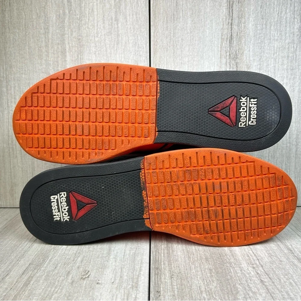 Reebok CrossFit Lifter 2.0 Weight Training Sneaker Orange Athletic Mens Size 10